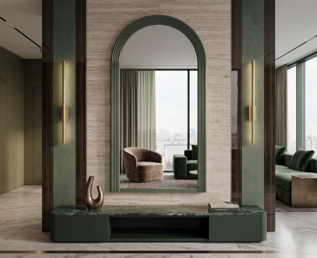 Moderne spiegel met gelakt ARCUS MDF-frame