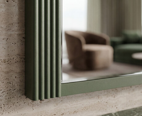 Moderne spiegel met gelakt ARCUS MDF-frame #2