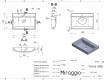 Wastafel VARNA 600 MATT