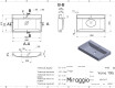 Wastafel VARNA 700 MATT