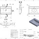 Wastafel VARNA 600 MIRASOFT #1