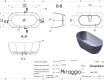 Badkuip GREENLAND 1680 MIRASOFT