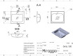 Wastafel DELLA 500 MIRASOFT