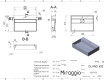 Wastafel ISLAND 600 MIRASOFT