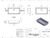 Wastafel BOGOTA 605 MIRASOFT