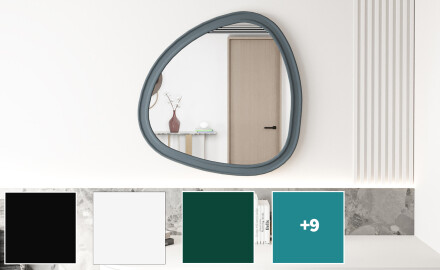 Onregelmatige spiegel met MDF-lijst L302