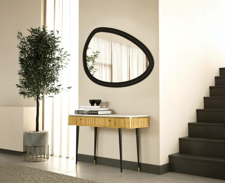 Asymmetrische spiegel met decoratieve MDF-lijst L304 #8