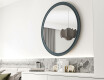 Rond spiegel met MDF-afwerking L300