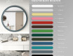 Rond spiegel met MDF-afwerking L300 #3