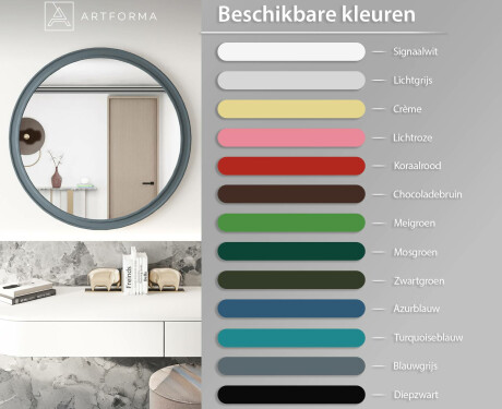 Rond spiegel met MDF-afwerking L300 #3