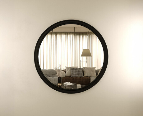 Rond spiegel met MDF-afwerking L300 #4