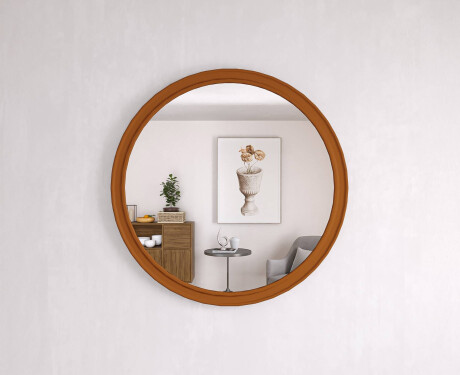 Rond spiegel met MDF-afwerking L300 #10