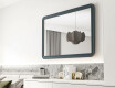 Afgeronde spiegel met MDF-lijst L299