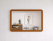 Afgeronde spiegel met MDF-lijst L299 #2