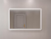 Afgeronde spiegel met MDF-lijst L299 #5