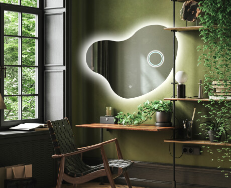 LED Badkamerspiegel in Onregelmatige Vorm N221 #4