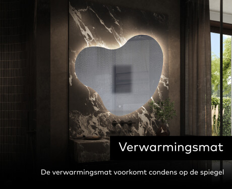 LED Badkamerspiegel in Onregelmatige Vorm N221 #9