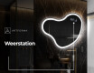 LED Badkamerspiegel in Onregelmatige Vorm N222 #6