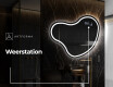 LED Badkamerspiegel in Onregelmatige Vorm N223 #6
