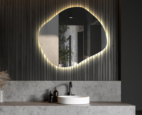 Decoratieve spiegel met verlichting LED L158 #6