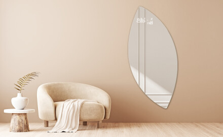 Decoratieve spiegel met verlichting LED L163