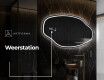 LED Badkamerspiegel in Onregelmatige Vorm O223 #6