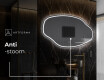 LED Badkamerspiegel in Onregelmatige Vorm O223 #8