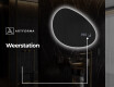 LED Badkamerspiegel in Onregelmatige Vorm H221 #7