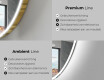 LED Badkamerspiegel in Onregelmatige Vorm H222 #2