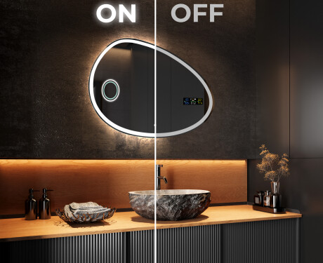 LED Badkamerspiegel in Onregelmatige Vorm H222 #3