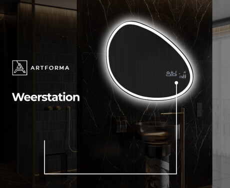 LED Badkamerspiegel in Onregelmatige Vorm H222 #9