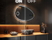 LED Badkamerspiegel in Onregelmatige Vorm H223 #3