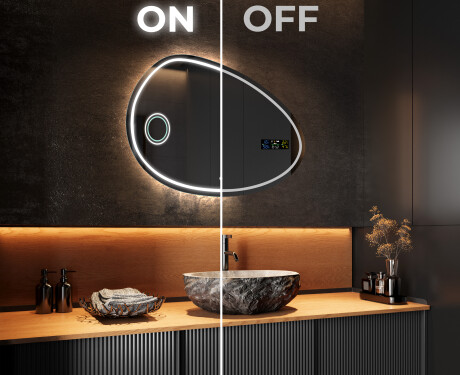 LED Badkamerspiegel in Onregelmatige Vorm H223 #3