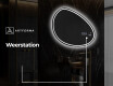 LED Badkamerspiegel in Onregelmatige Vorm H223 #7