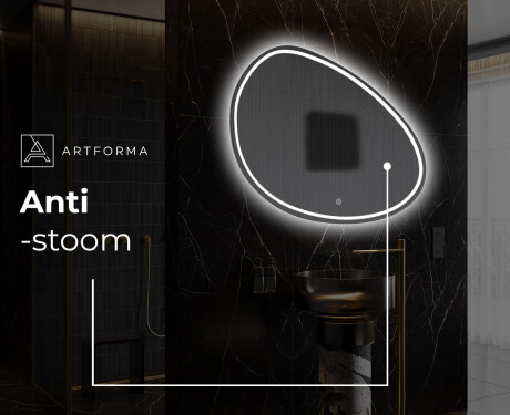 LED Badkamerspiegel in Onregelmatige Vorm H223 #9