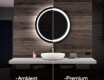 Moderne badkamer spiegel met led-verlichting L33