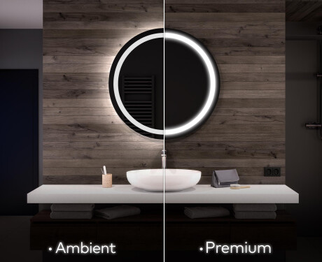 Moderne badkamer spiegel met led-verlichting L33 #1