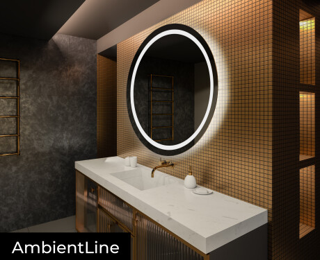 Moderne badkamer spiegel met led-verlichting L33 #3