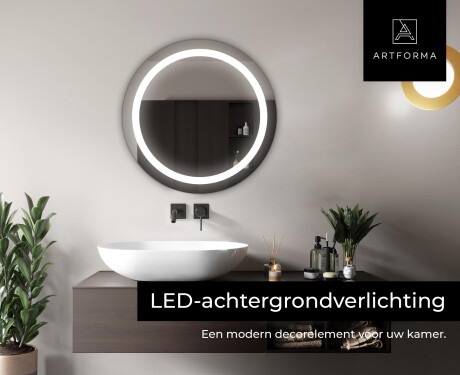 Moderne badkamer spiegel met led-verlichting L33 #5