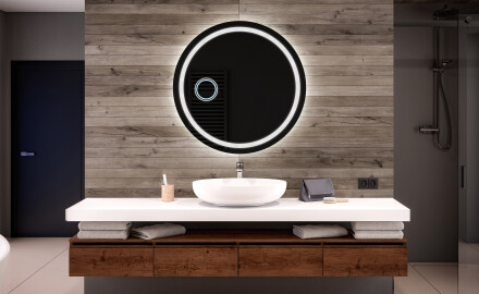 Moderne badkamer spiegel met led-verlichting L33