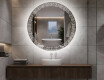 Moderne badkamer spiegel met led verlichting L35