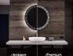 Moderne badkamer spiegel met led verlichting L35 #1