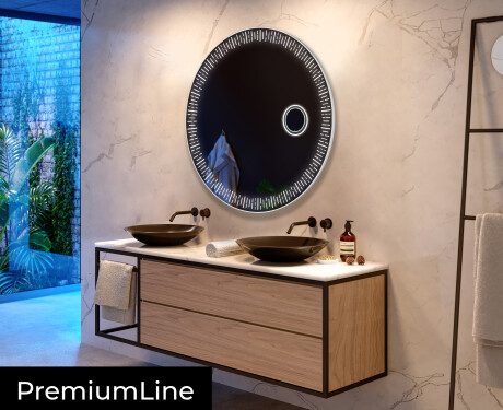 Moderne badkamer spiegel met led verlichting L35 #4