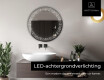 Moderne badkamer spiegel met led verlichting L35 #5