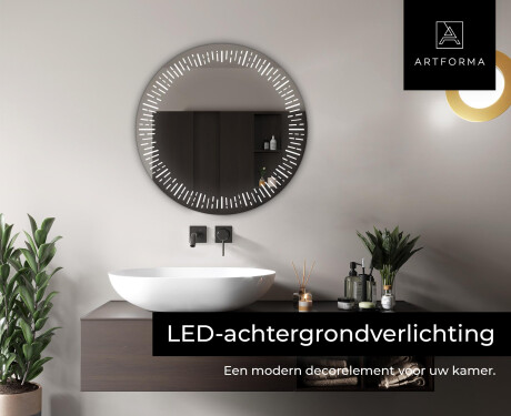 Moderne badkamer spiegel met led verlichting L35 #5