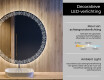 Moderne badkamer spiegel met led verlichting L35 #4