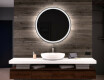 Moderne badkamer spiegel met led-verlichting L76