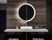 Moderne badkamer spiegel met led-verlichting L76 #1
