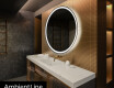 Moderne badkamer spiegel met led-verlichting L76 #3