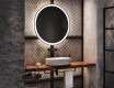 Moderne badkamer spiegel met led-verlichting L76 #9